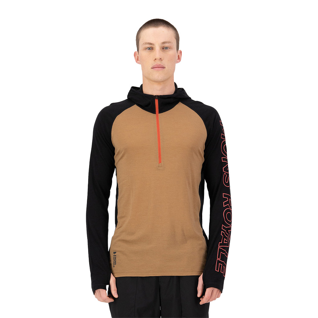 Temple Merino Long Sleeve Hood - Base Layer