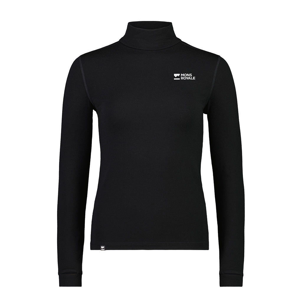 Cascade Merino Base Layer Mock Neck Long Sleeve - Base Layer