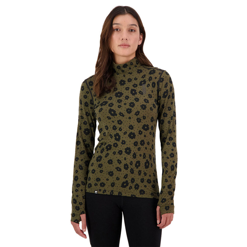 Cascade Merino Flex 200 Mock Neck LS - Base Layer