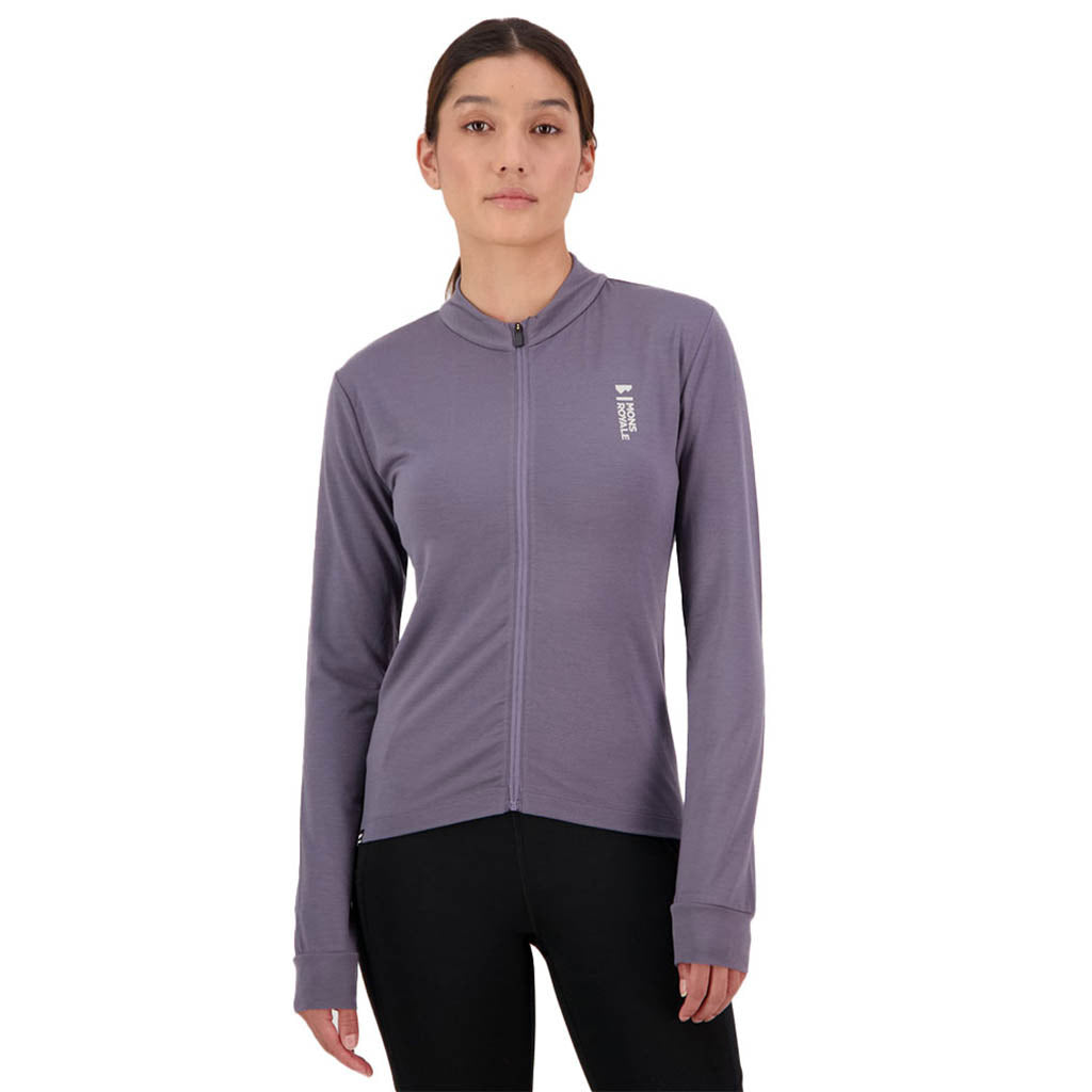 Roam Cargo Merino Aircon Full Zip LS - T-Shirt