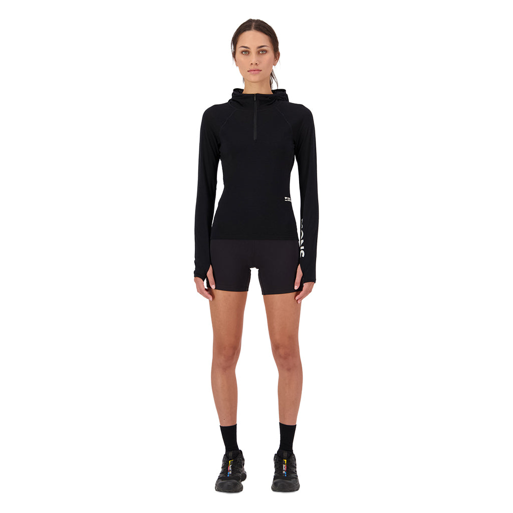 Bella Merino Long Sleeve Hood - Baselayer