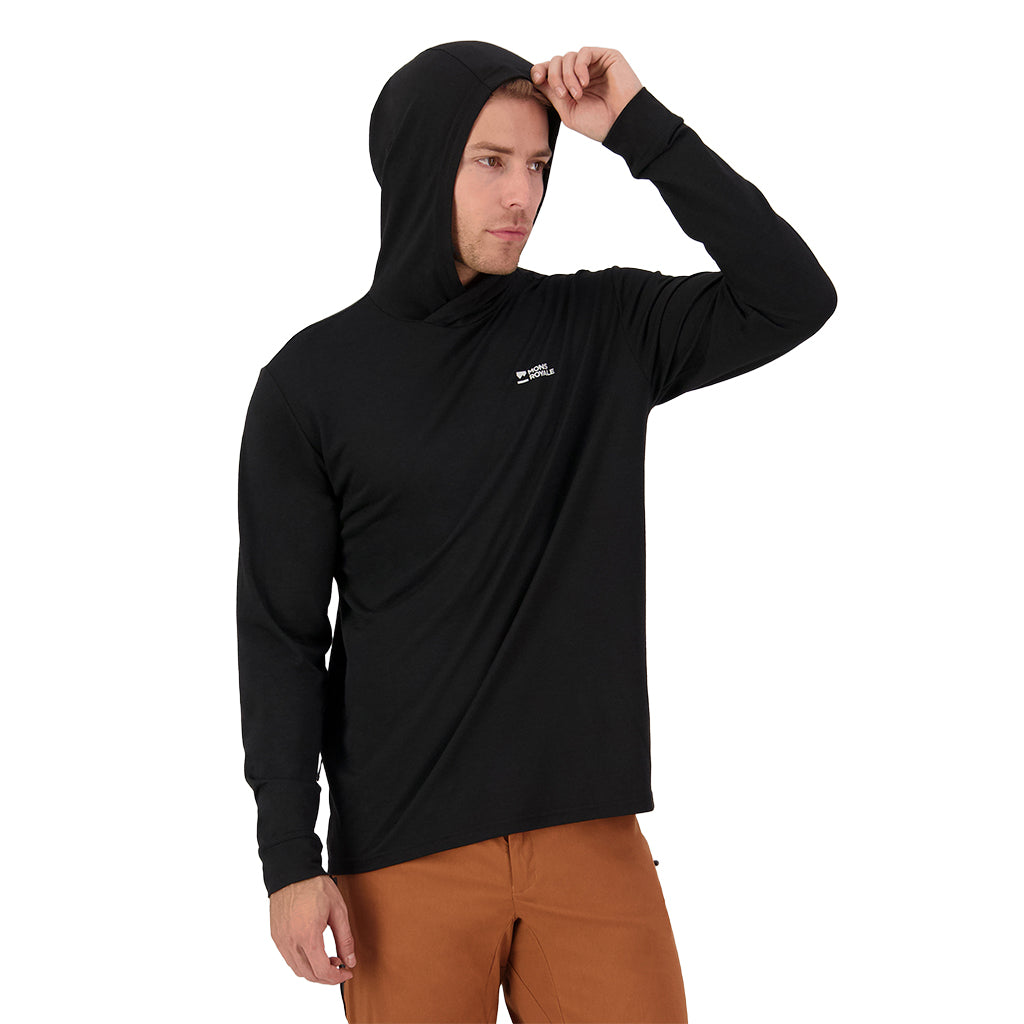 Pivot Merino Hood - Longsleeve T-Shirt