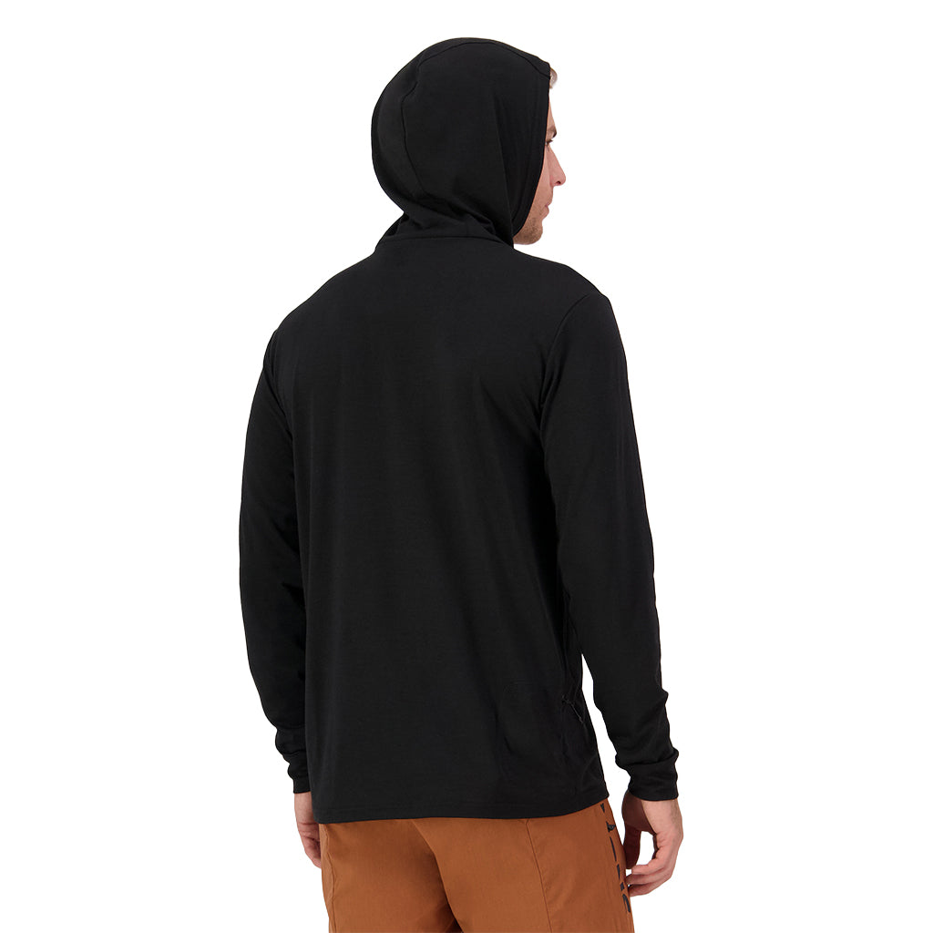 Pivot Merino Hood - Longsleeve T-Shirt