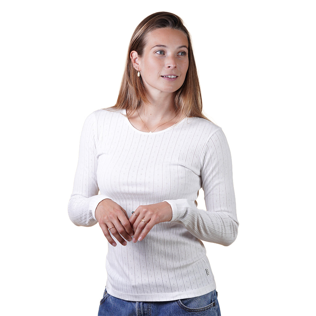 Pointelle - Longsleeve T-Shirt