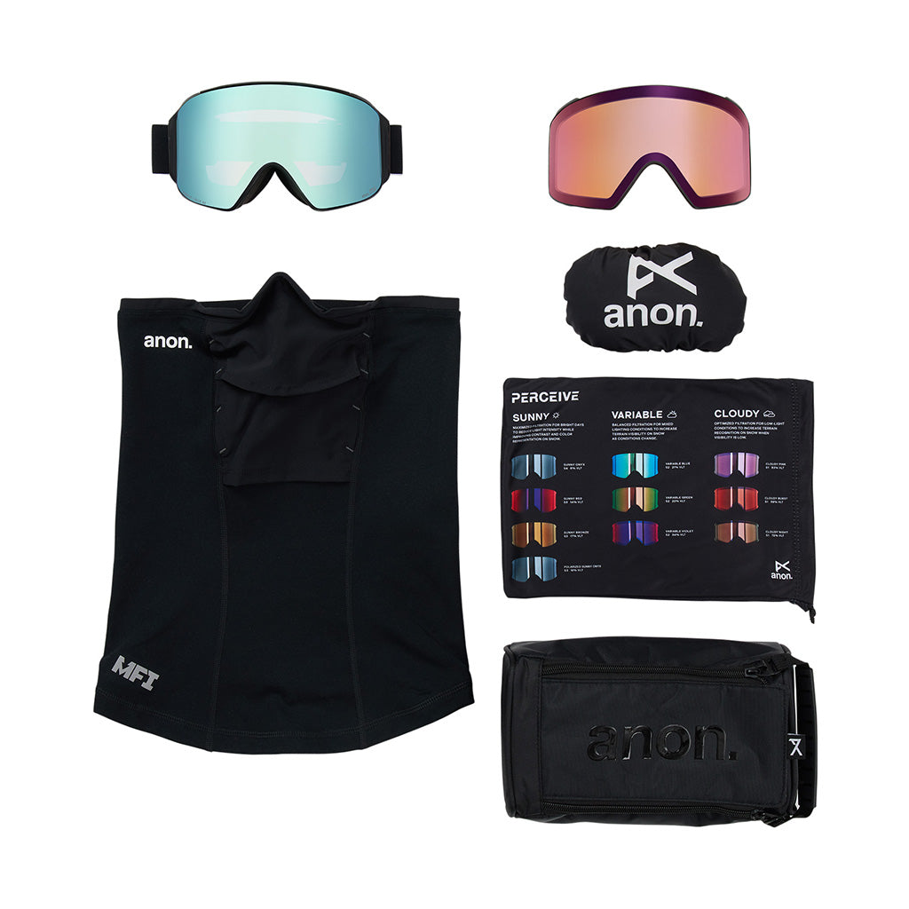 M4 (Cylindrical) - Goggle w/Spare Lens & Neckwarmer