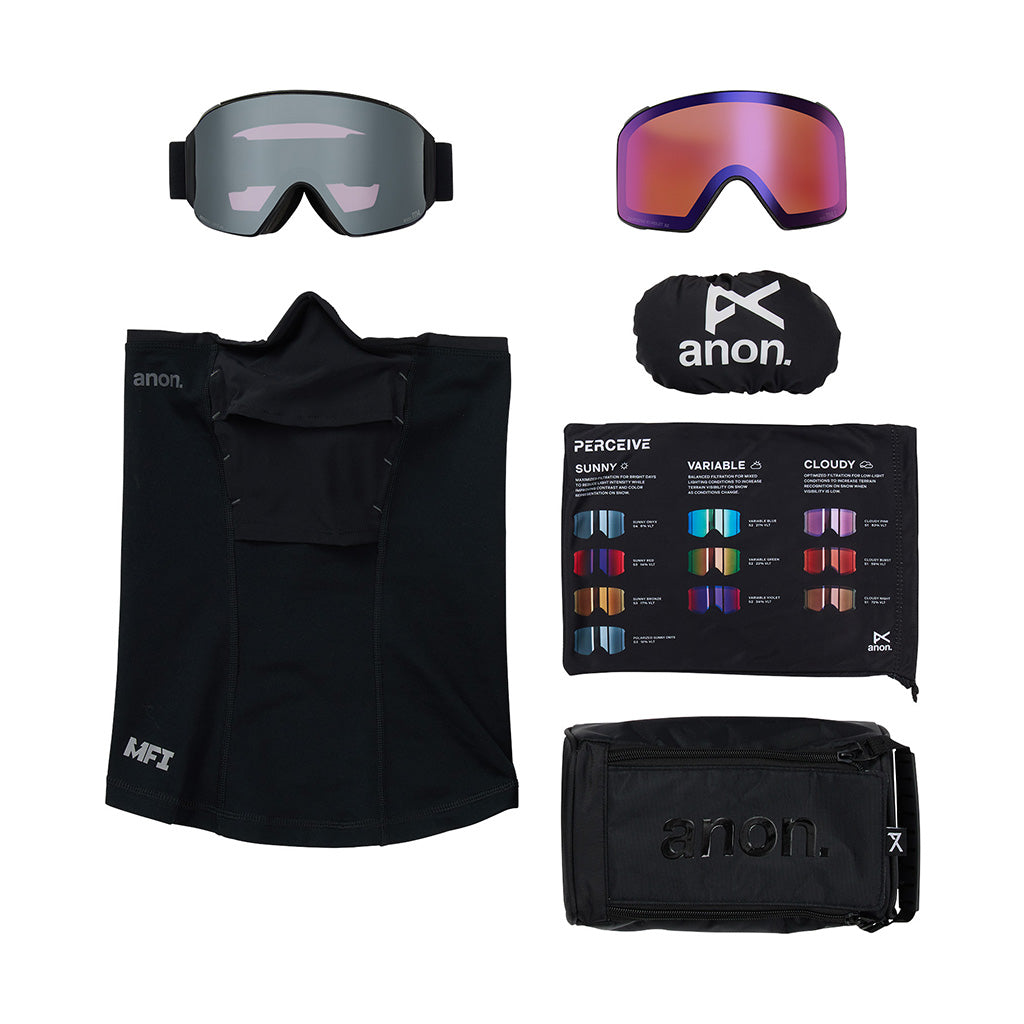 M4 (Cylindrical) - Goggle w/Spare Lens & Neckwarmer