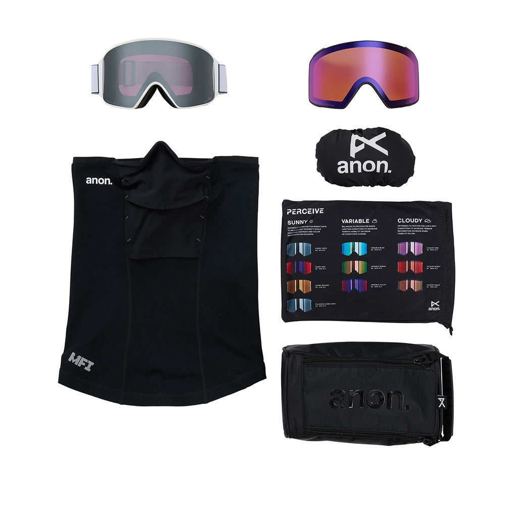 M4 (Cylindrical) - Goggle w/Spare Lens & Neckwarmer