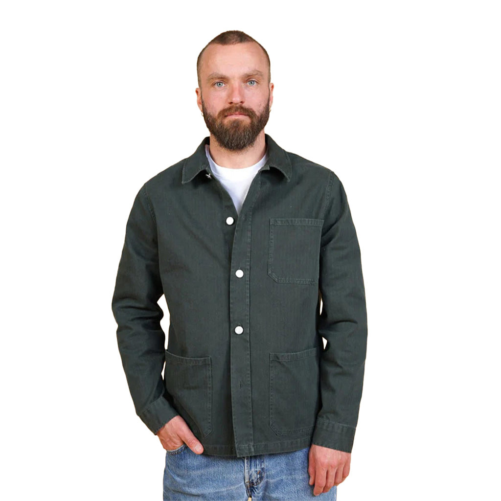 Kilian Herringbone Overshirt - Shirts