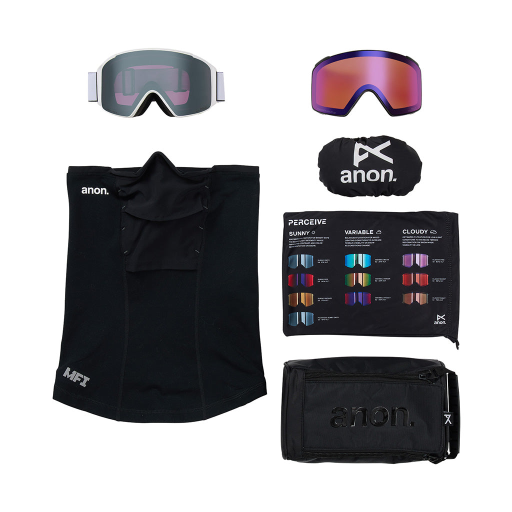 M4S (Cylindrical) - Goggle w/Spare Lens & Neckwarmer
