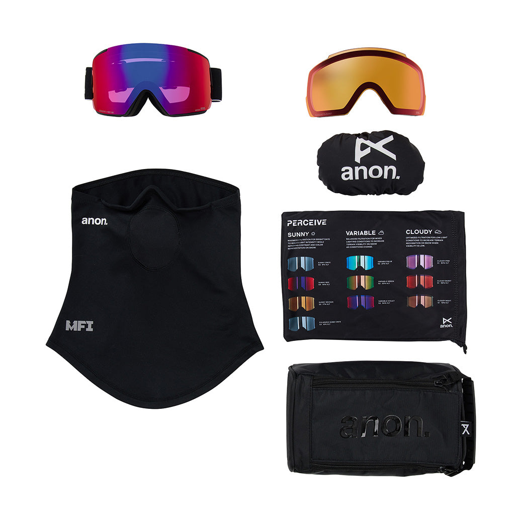 M5 Low Bridge - Goggle w/Spare Lens & Neckwarmer