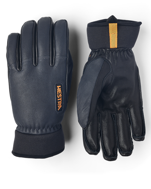 Army Leather Wool Terry 5 Finger - Gloves
