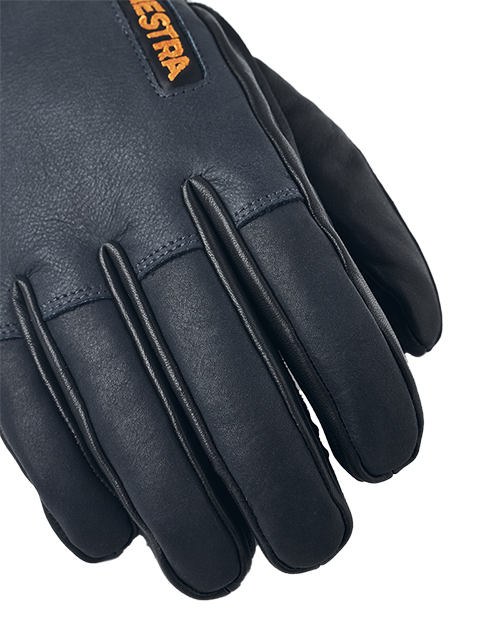 Army Leather Wool Terry 5 Finger - Gloves