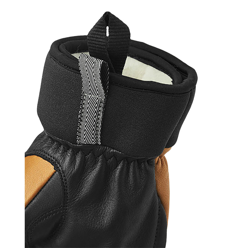 Army Leather Wool Terry 5 Finger - Gloves