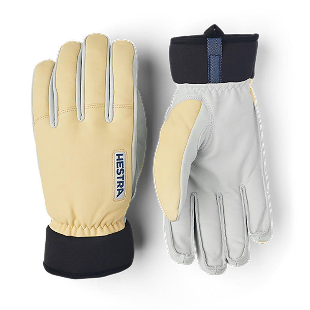 Army Leather Wool Terry - Mittens
