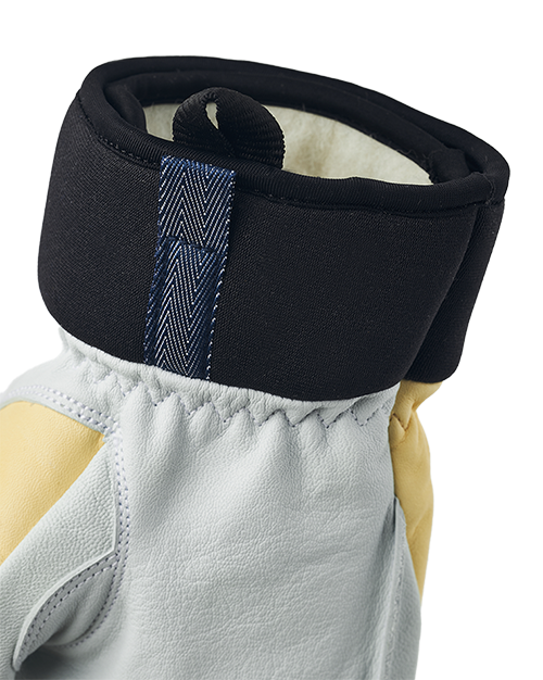 Army Leather Wool Terry - Mittens