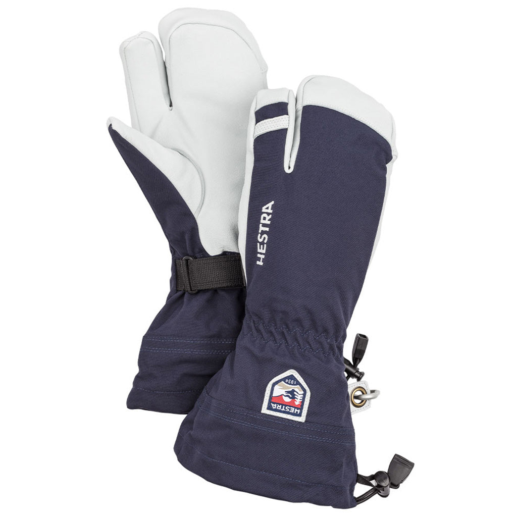 Army Leather Heli Ski 3 Finger - Gloves