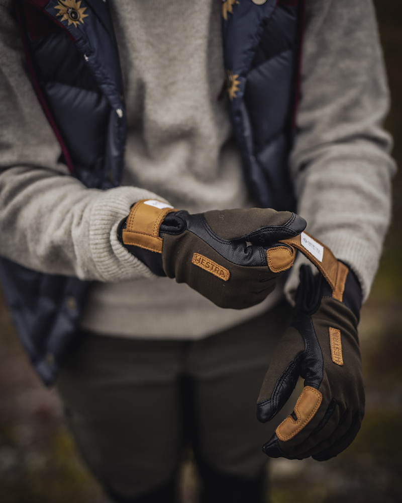 Ergo Grip Active Wool Terry 5 Finger - Gloves