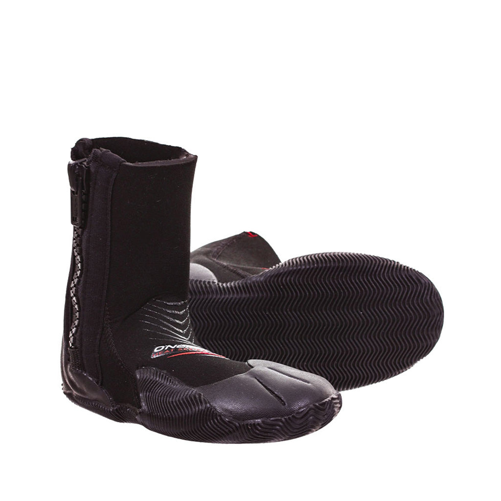 Youth Heat 5mm Round Toe Zip - Neoprene Boots