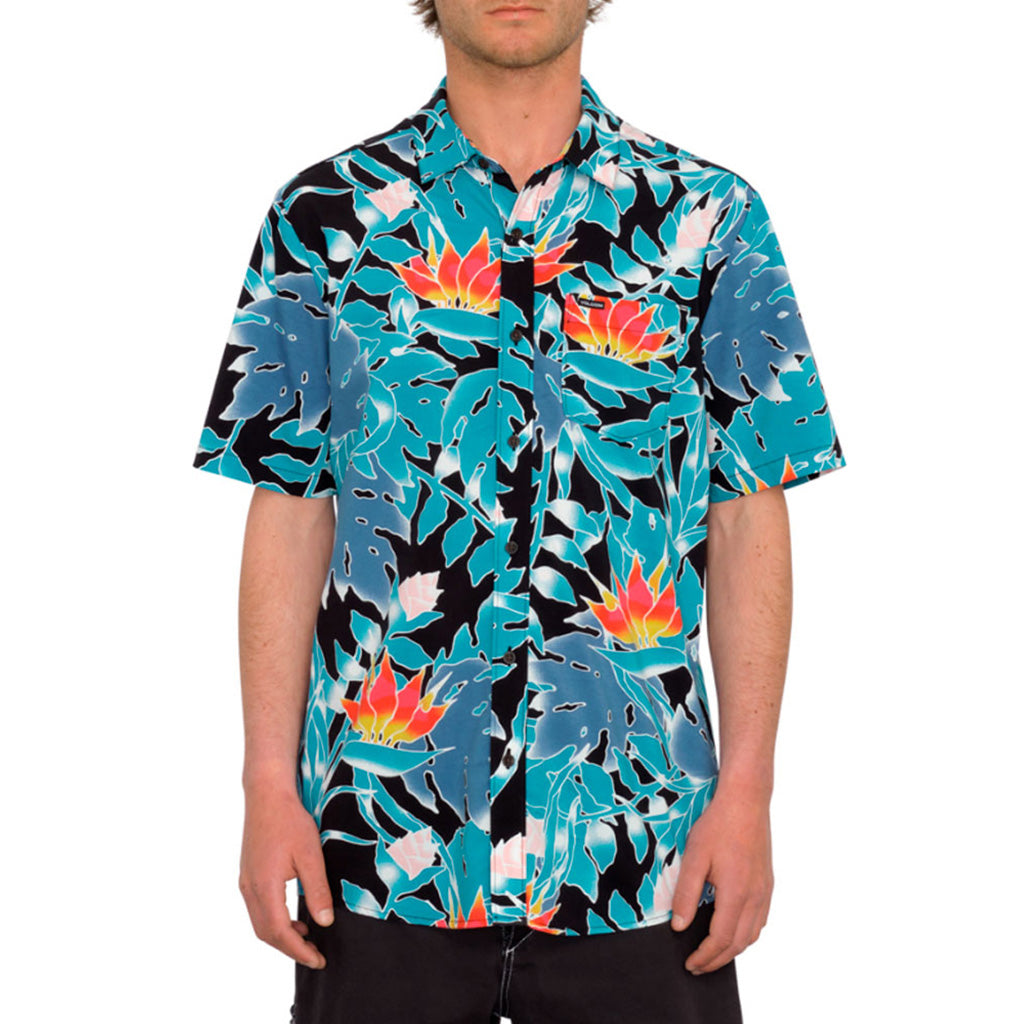 Leaf Pit Floral Ss - T-Shirt