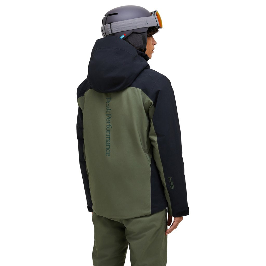 Maroon Blocked HIPE® 2L Insulated Shell - Ski Jacket