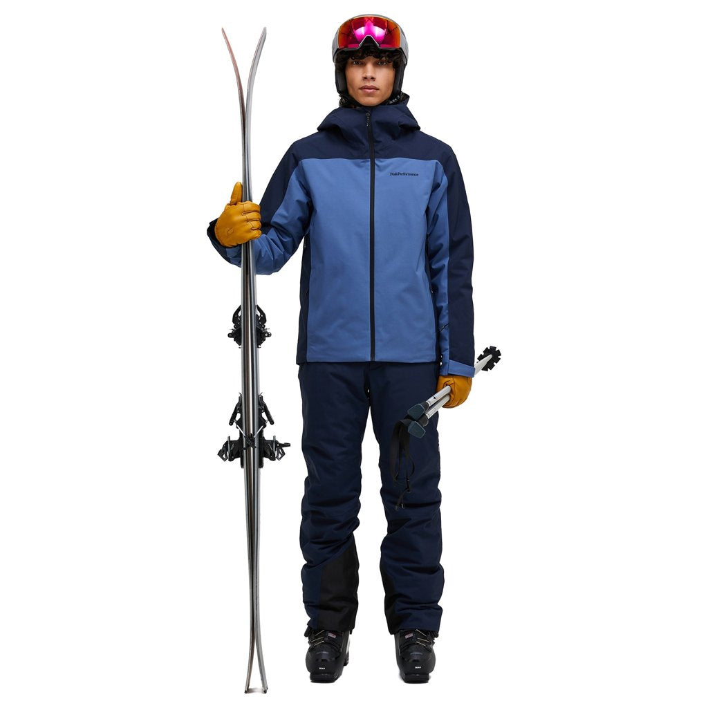 Maroon Blocked HIPE® 2L Insulated Shell - Ski Jacket