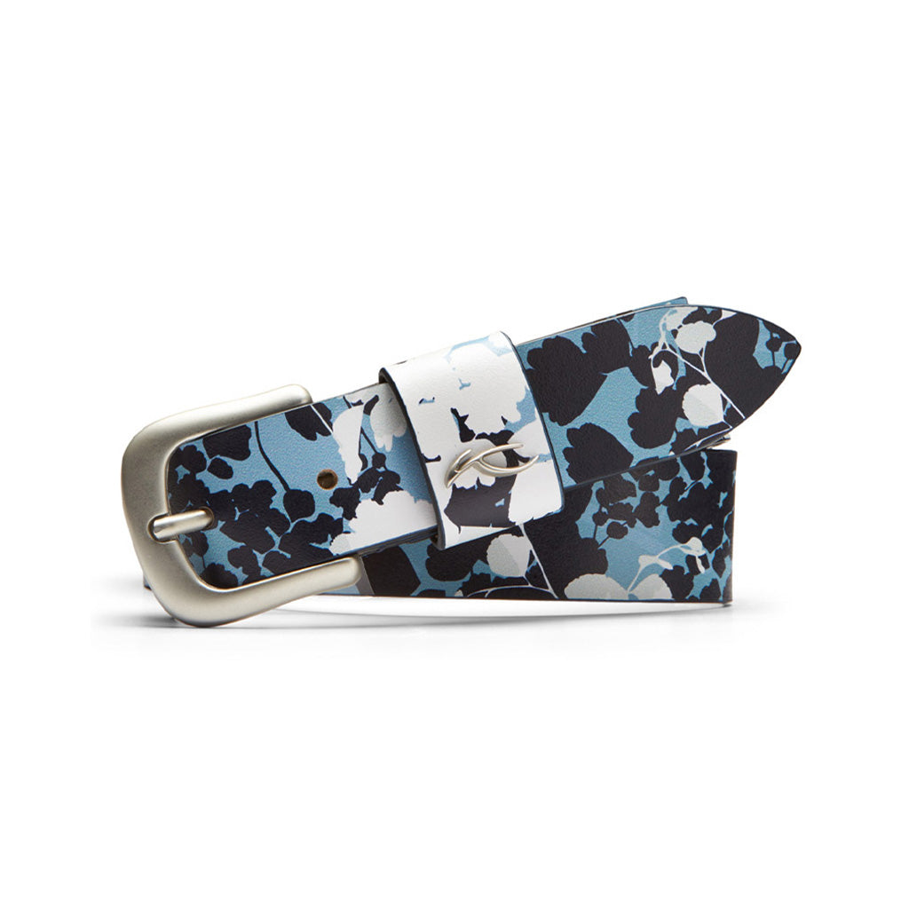 Printed Leather Belt - Belt