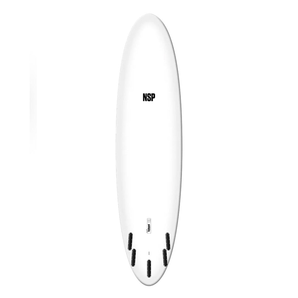 Elements HDT Fun 7'2 White FTU - Surfboard