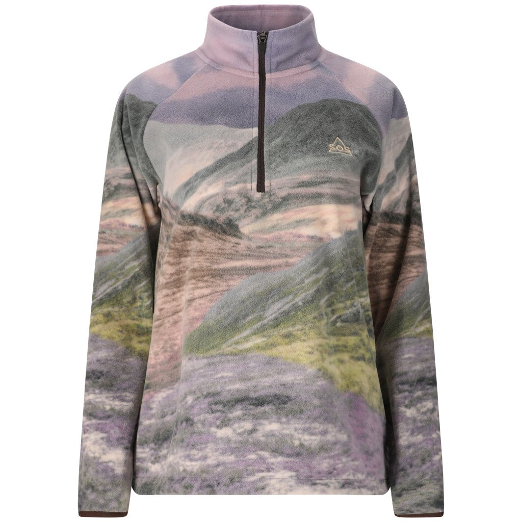Exo W Printed Half Zip - Fleece