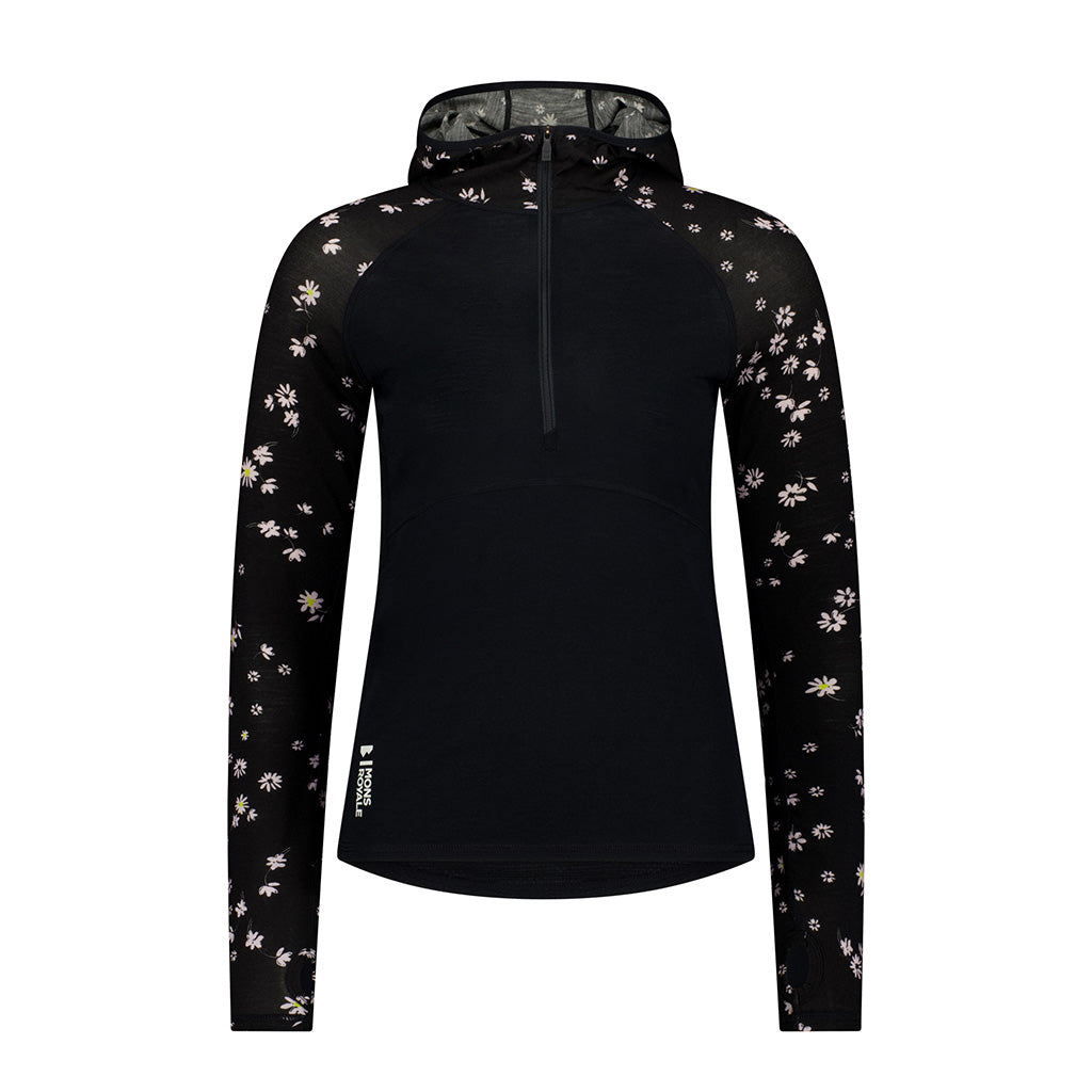 Bella Merino Long Sleeve Hood - Base Layer