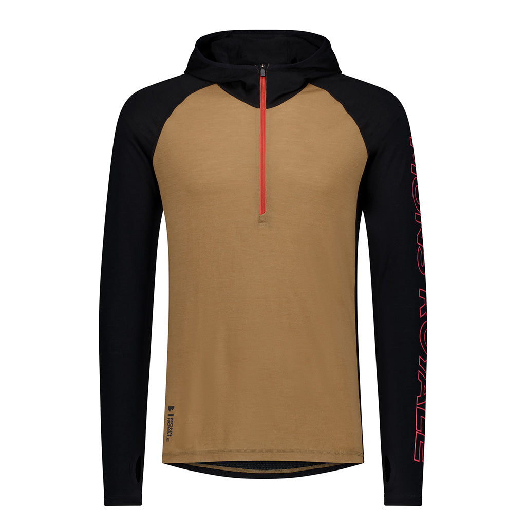 Temple Merino Long Sleeve Hood - Base Layer
