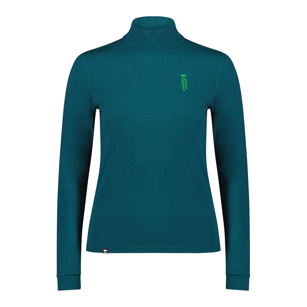 Cascade Merino Flex 200 Mock Neck LS - Base Layer