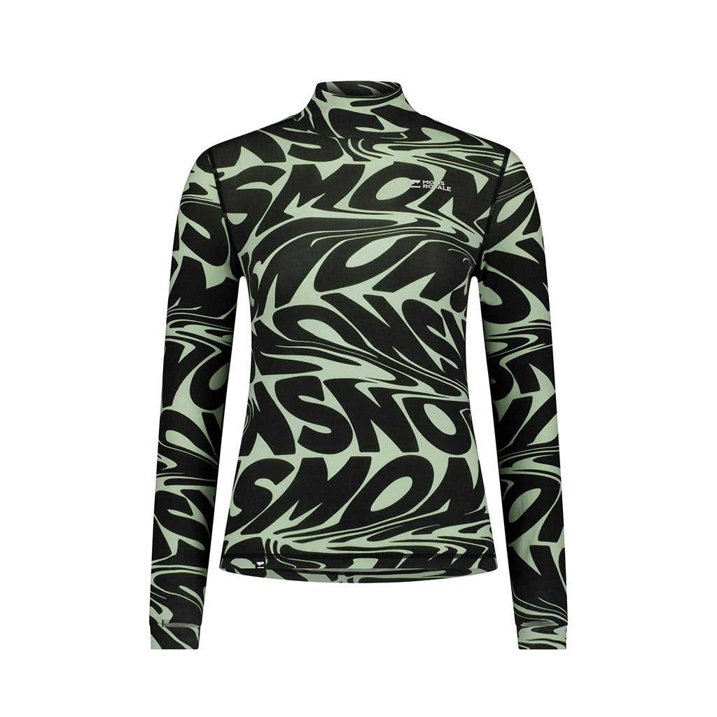 Cascade Merino Base Layer Mock Neck Long Sleeve - Base Layer