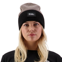 Bluff Merino Beanie - Cinder/Black