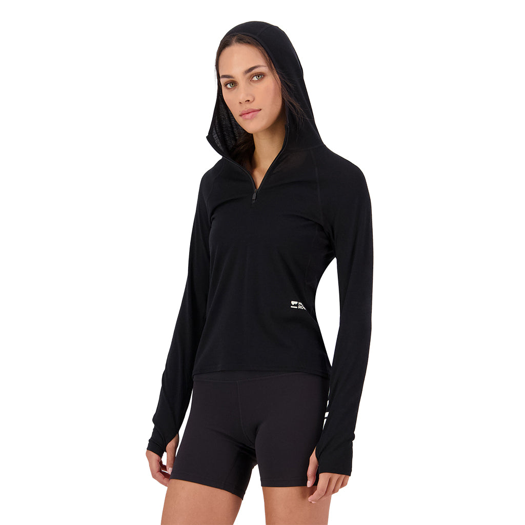 Bella Merino Long Sleeve Hood - Baselayer