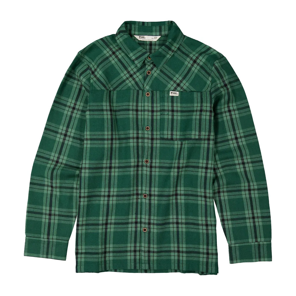 AT Merino Flannel Long Sleeve Shirt - Everglade