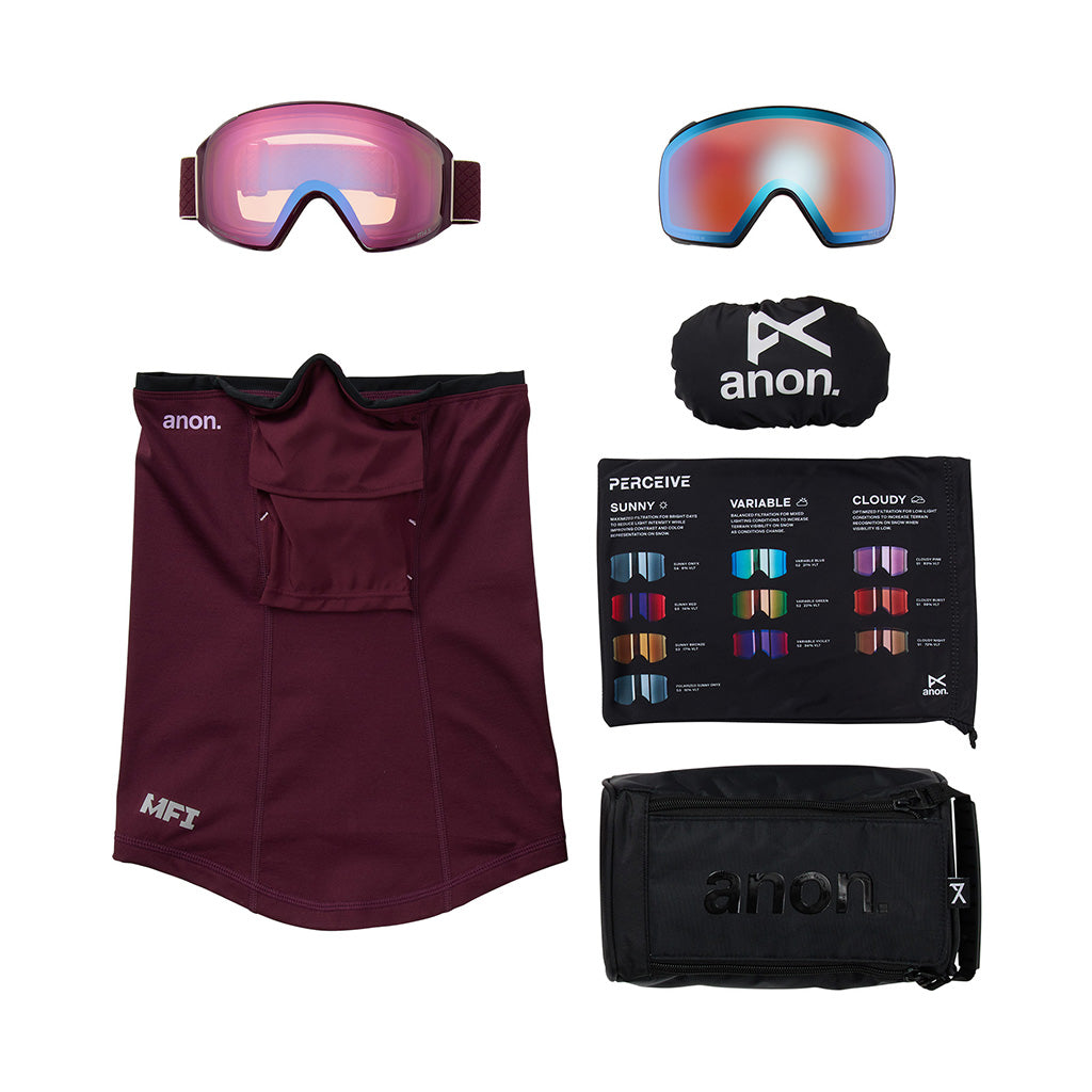 M4S (Toric) - Goggle w/Spare Lens & Neckwarmer