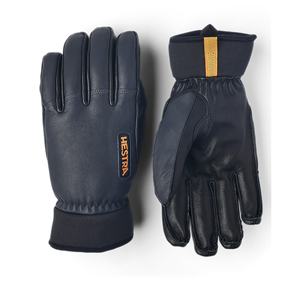 Army Leather Wool Terry 5 Finger - Gloves