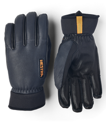 Army Leather Wool Terry 5 Finger - Handschuhe