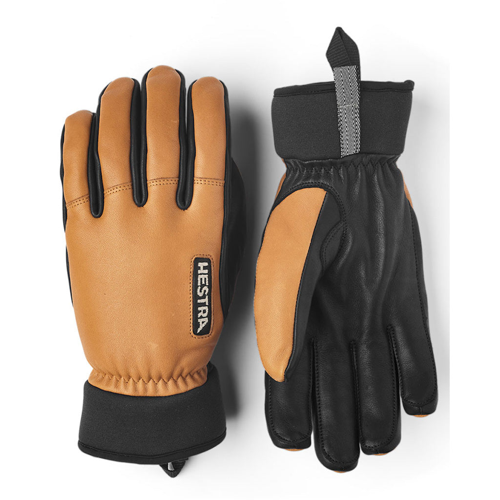 Army Leather Wool Terry 5 Finger - Gloves
