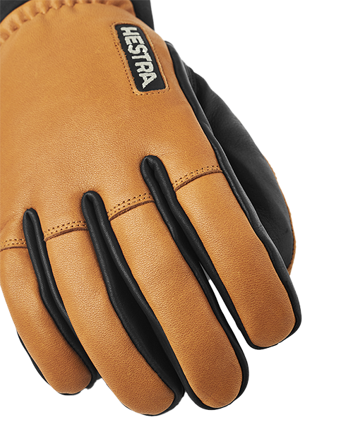 Army Leather Wool Terry 5 Finger - Gloves