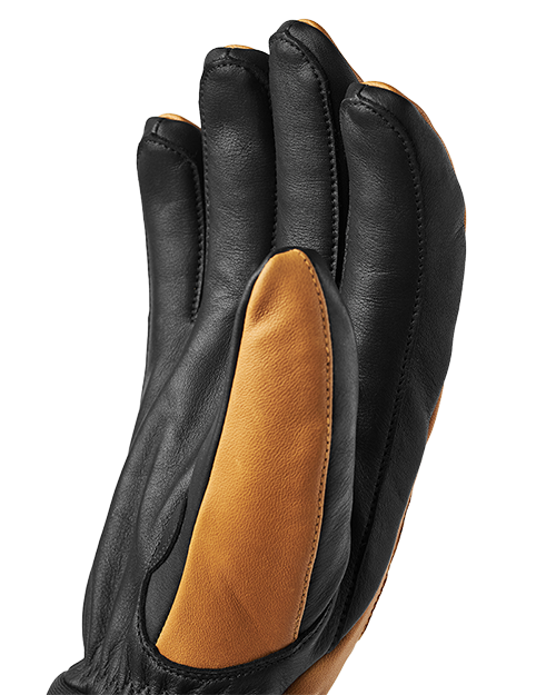 Army Leather Wool Terry 5 Finger - Gloves