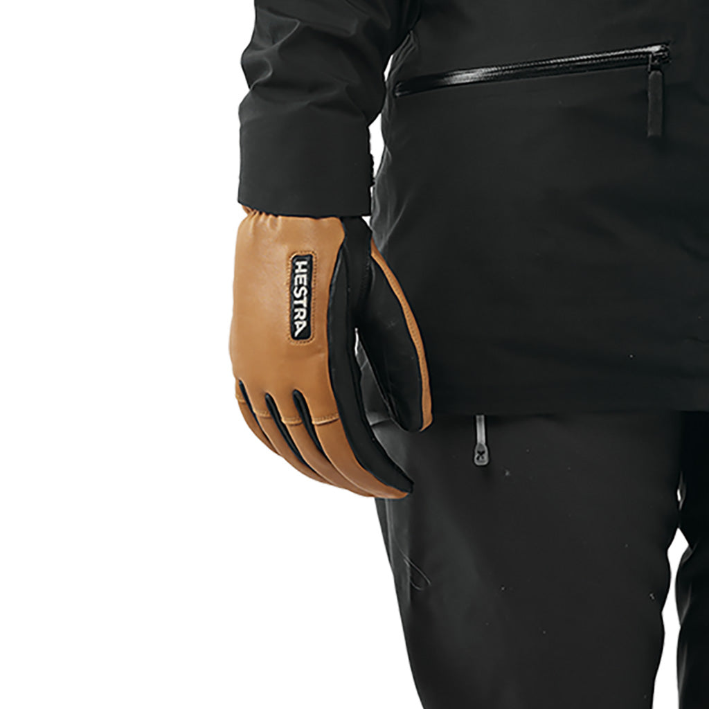 Army Leather Wool Terry 5 Finger - Gloves