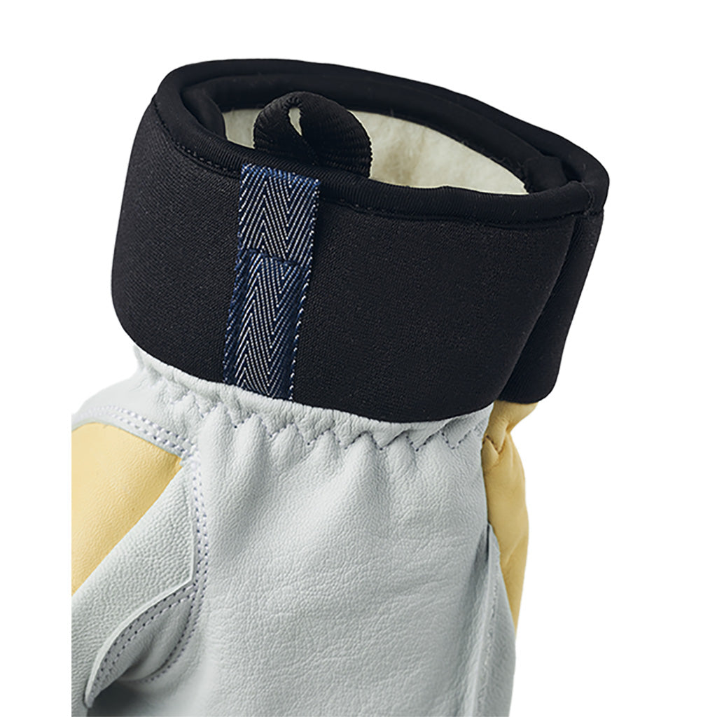Army Leather Wool Terry - Mittens