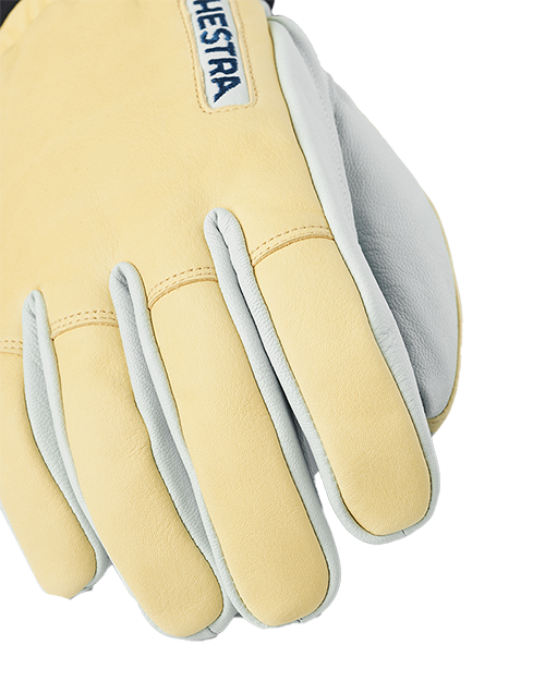 Army Leather Wool Terry - Mittens