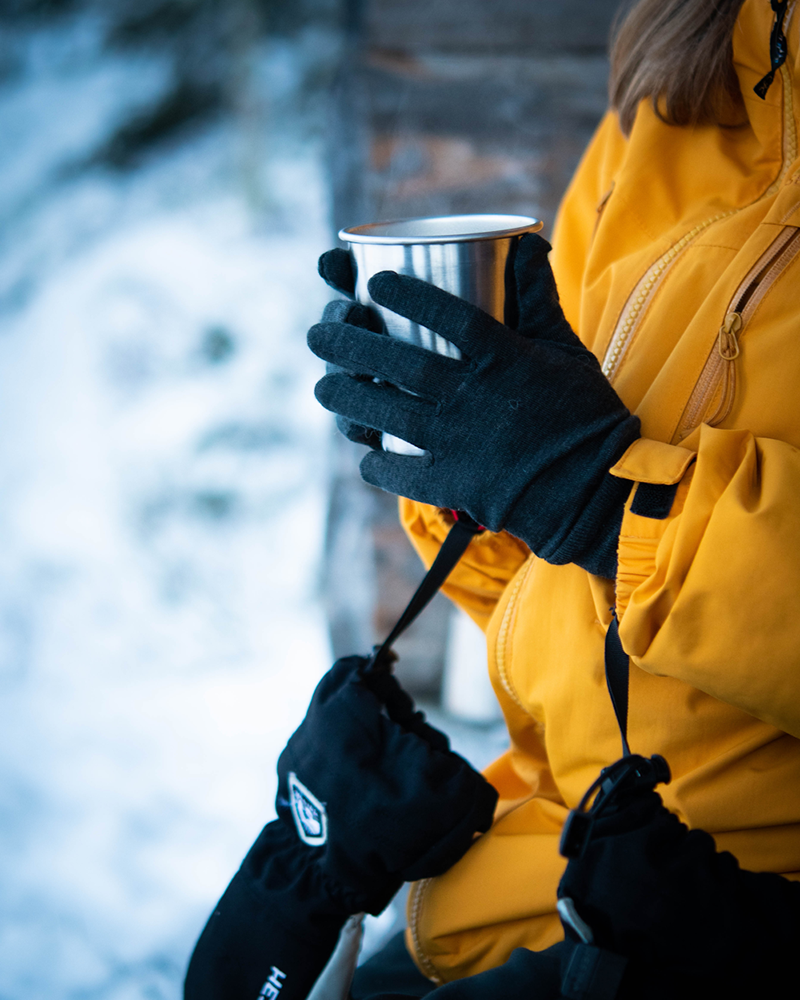 Merino Wool Liner Active 5 Finger - Gloves