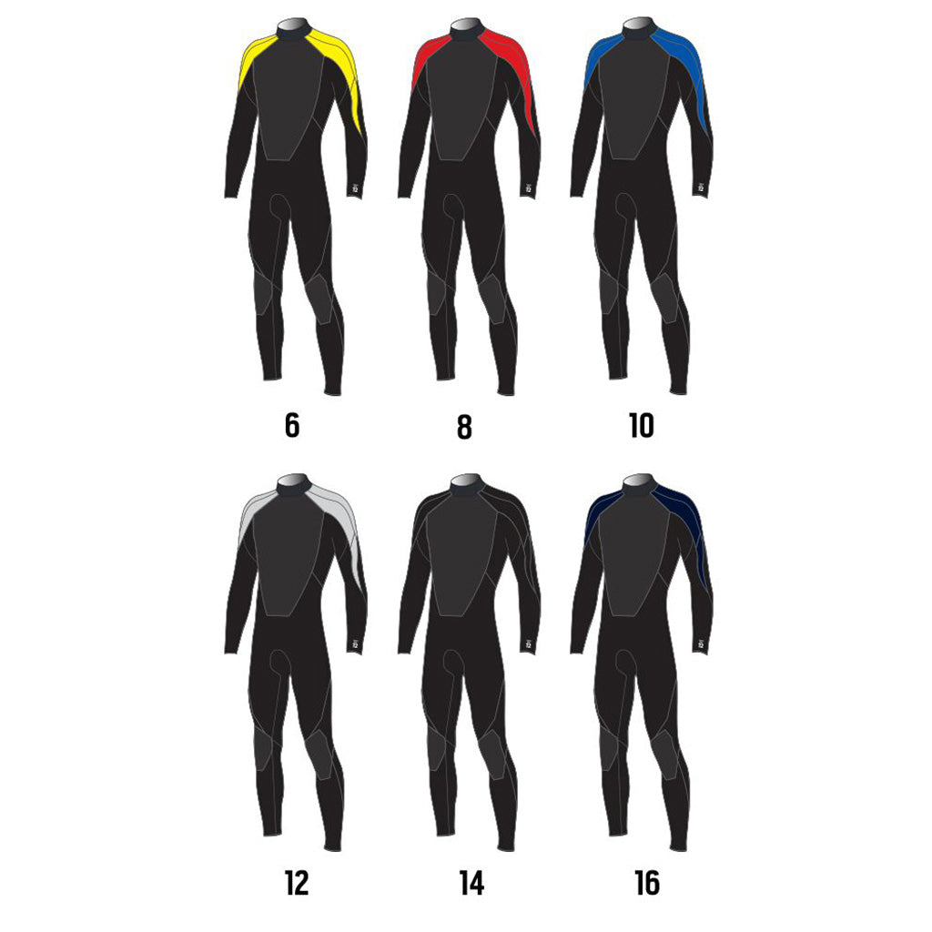 Youth Rental Gbs 5/3 Back Zip Full - Wetsuit