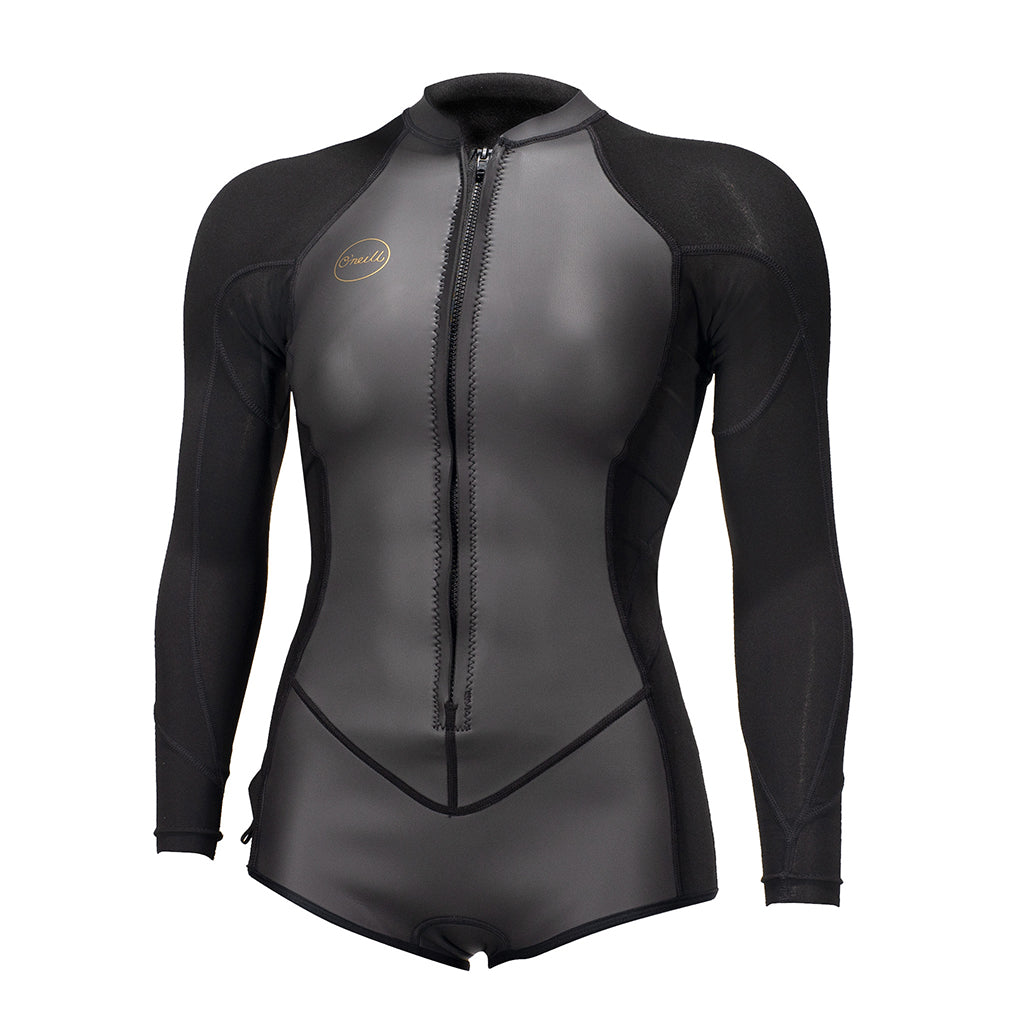 Wms Bahia 2/1 Front Zip L/S Short Spring - Wetsuit