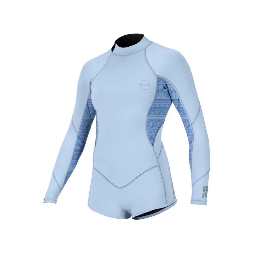 Girls Bahia 2/1 Back Zip L/S Spring - Neoprene top