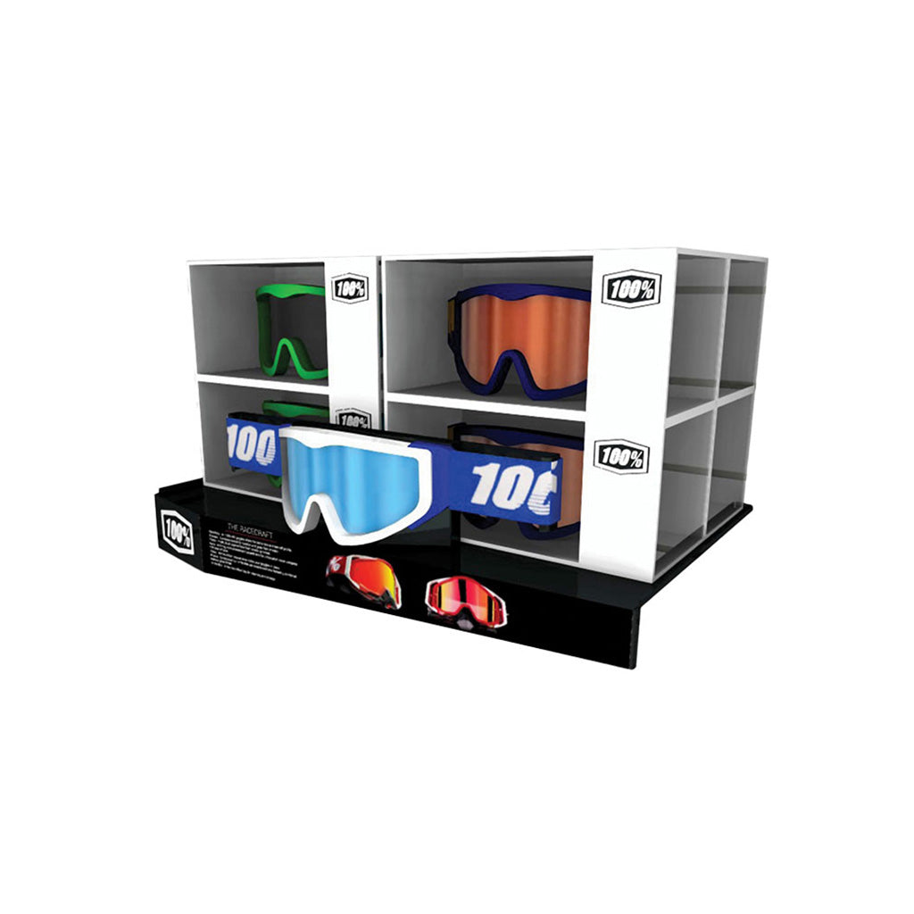 Slatwall Display Fixture Goggle Shelf (x2) - B2B Equipment