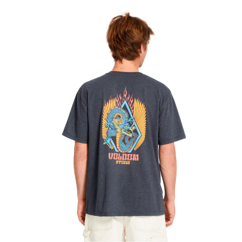 Draggin Stone Heather Sst - T-Shirt